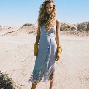 Urban Outfitters Lavender Fringe Dress